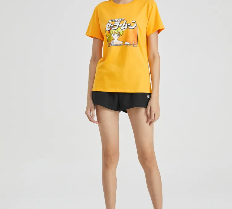 Skechers T Shirt Women's Citrus Orange-6