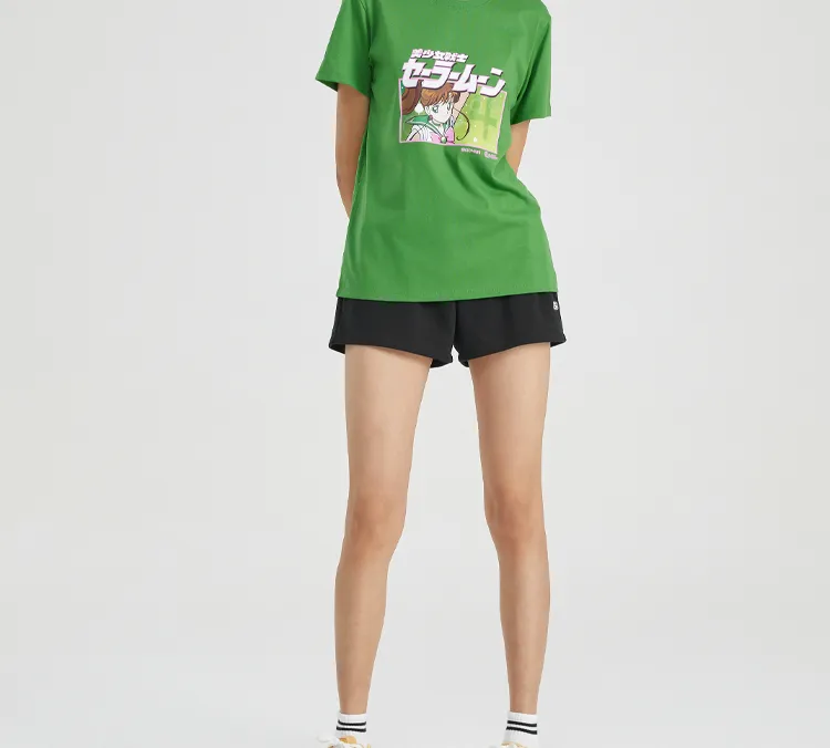 Skechers x MEISHAONVZHANSHILIANMING T-Shirt Women's Bright Green-5