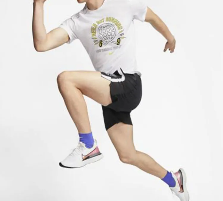 Nike MILER T Shirts Men Black-3