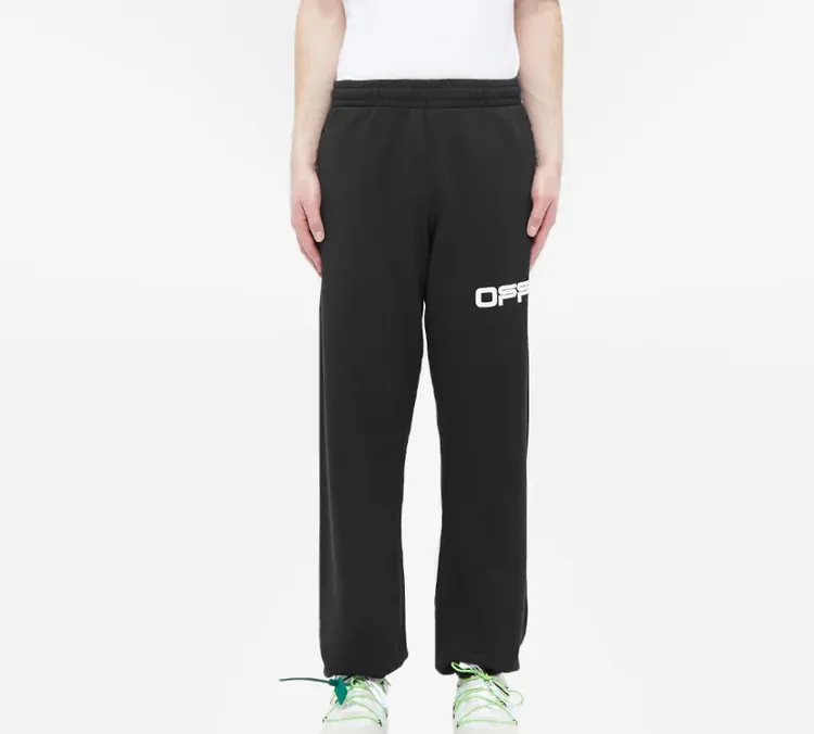 OFF WHITE Ss20 Knitted Sweatpants Men Black-1