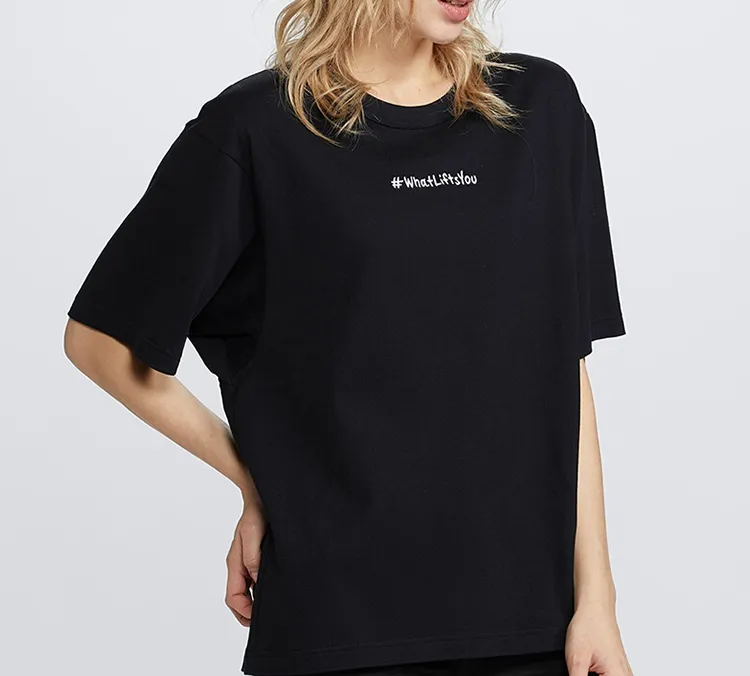 UNIQLO Straight T Shirt Women's Black-2