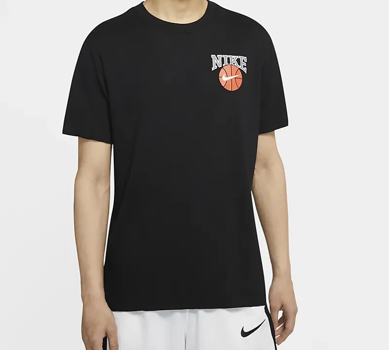 Nike T Shirts Men Black-2