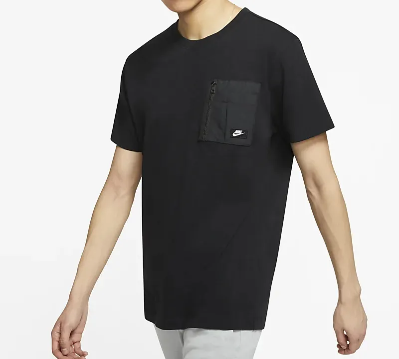 Nike T Shirts Men Black-2