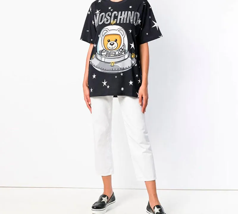 MOSCHINO T Shirts Women's Black-3