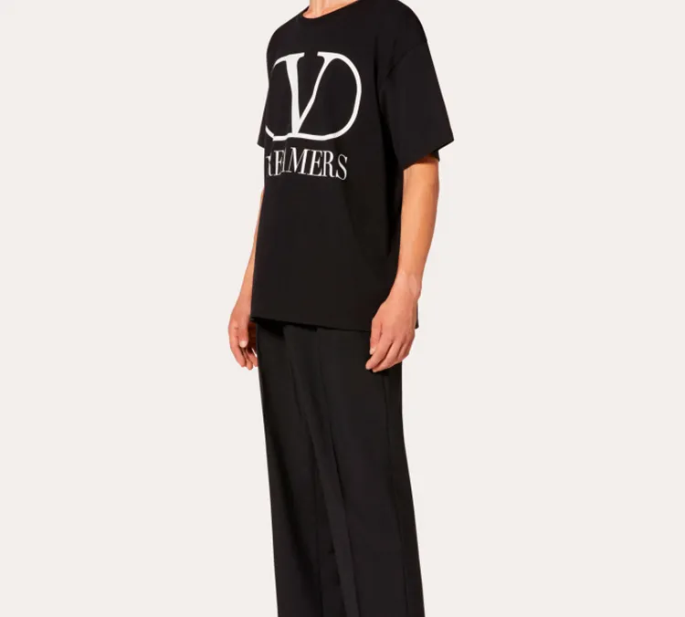 Valentino T Shirts Men Black-5