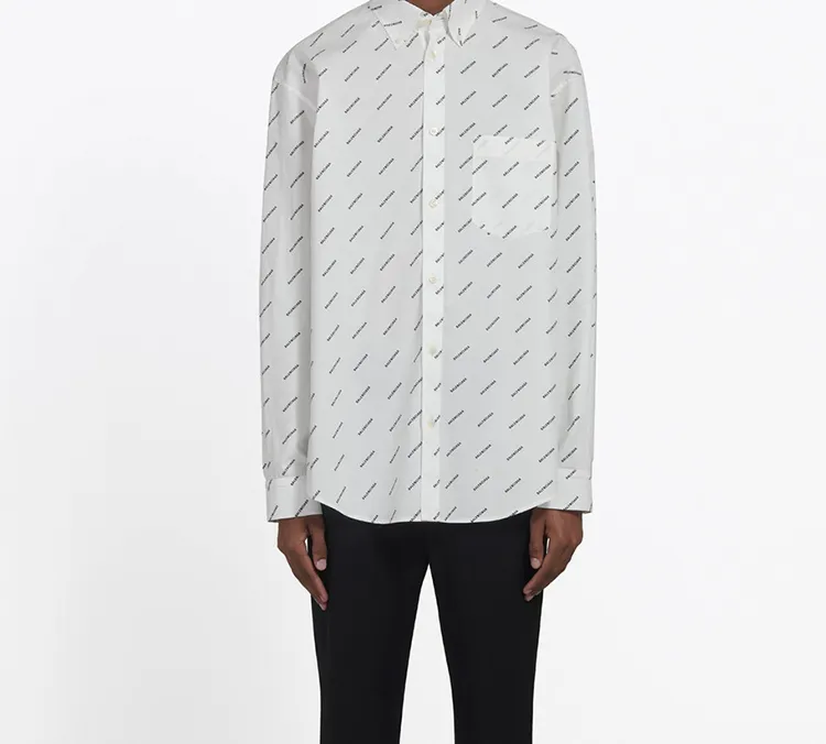Balenciaga 2018s Logo print Shirt-3