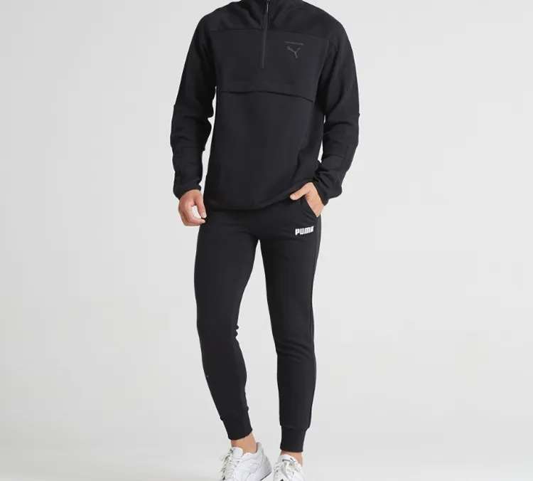 PUMA Essentials Knitted Sweatpants Men Black-2