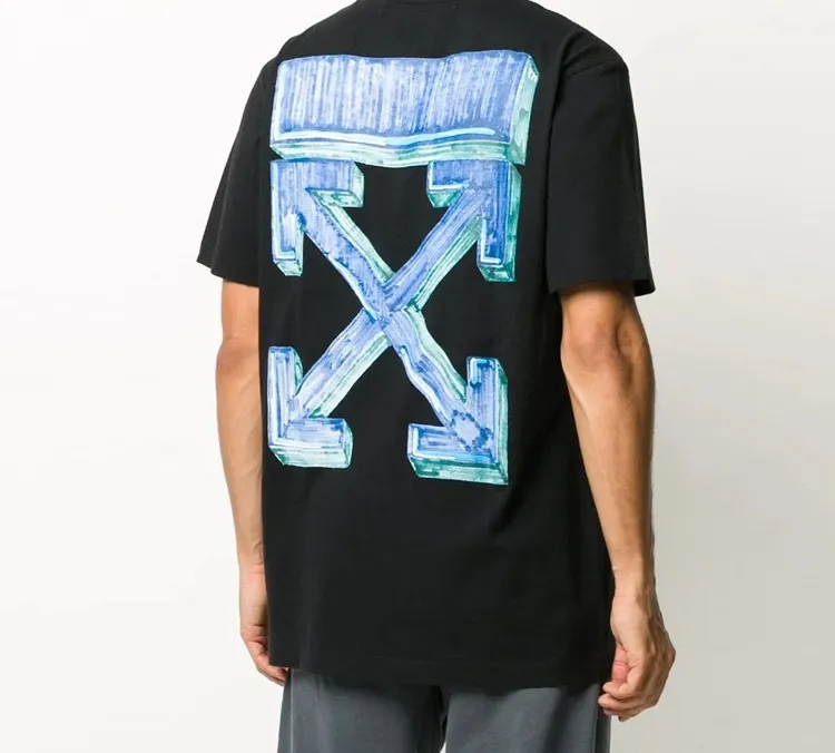 OFF WHITE FW20 T Shirt Men's Black-3