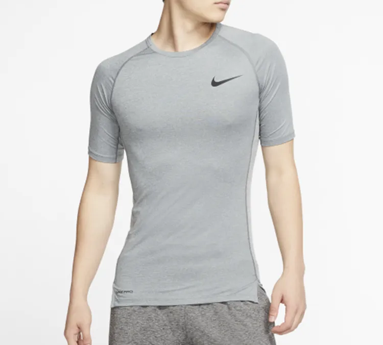 Nike T Shirt Men's Light Smoke Gray-2