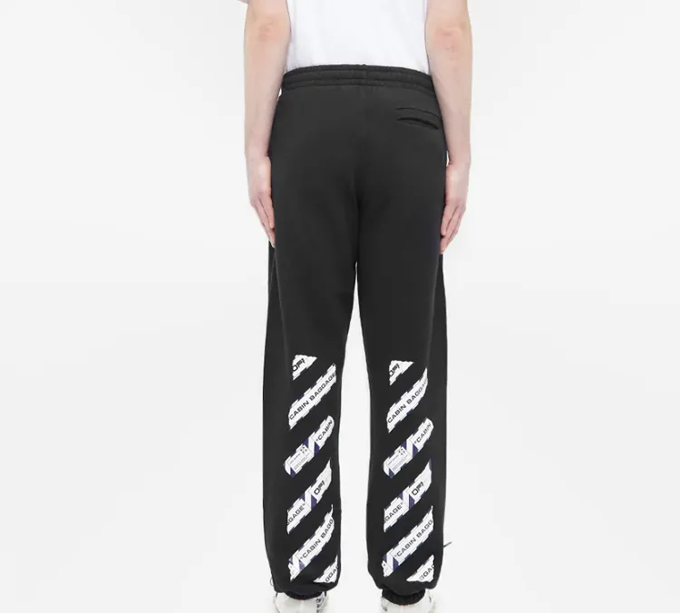 OFF WHITE Ss20 Knitted Sweatpants Men Black-2