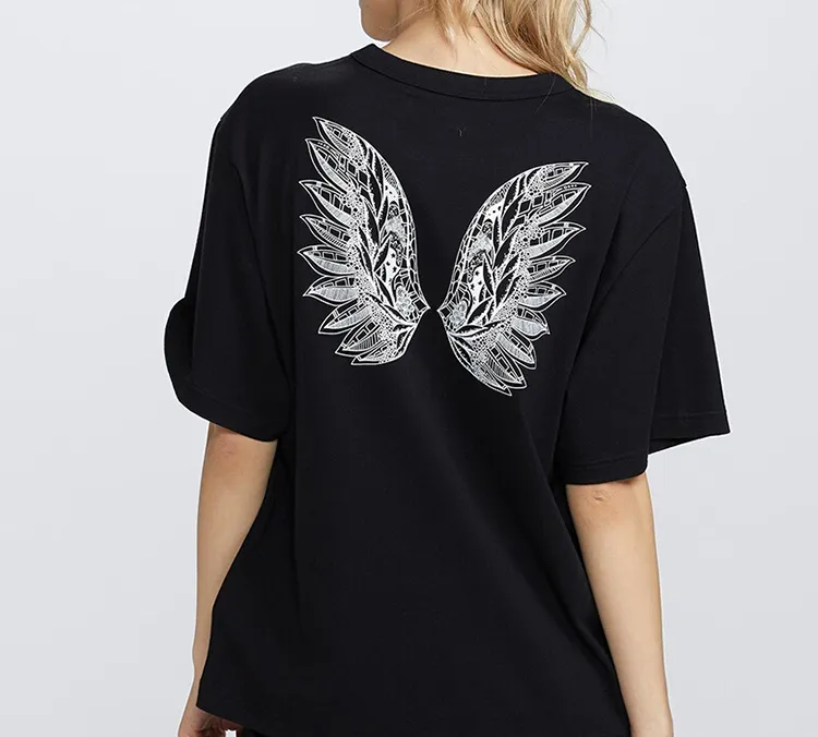 UNIQLO Straight T Shirt Women's Black-3