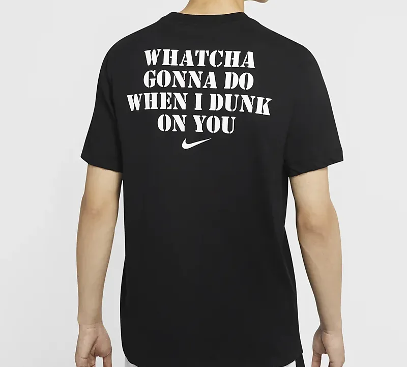 Nike T Shirts Men Black-3