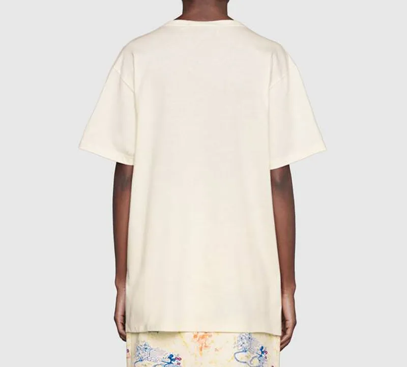 GUCCI X Disney Mickey Mouse Logo Short Sleeve T-shirt Graywhite-3