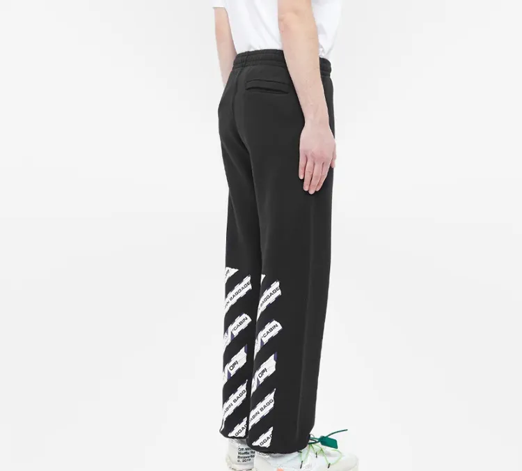 OFF WHITE Ss20 Knitted Sweatpants Men Black-3