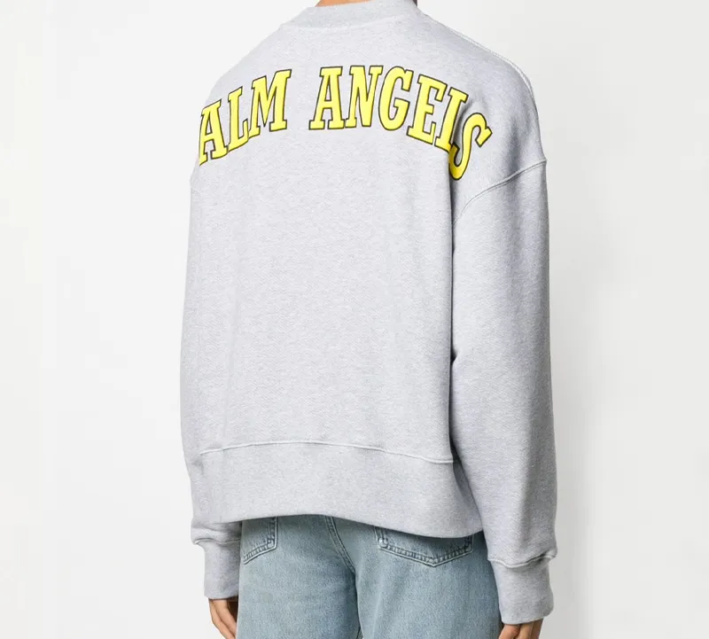 PALM ANGELS Sweatshirts Men Gray-2