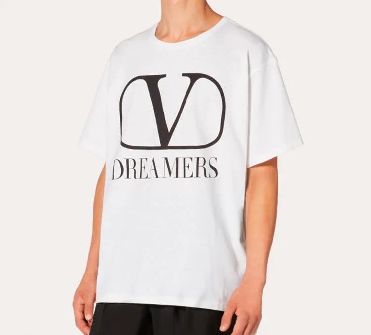 Valentino T Shirts Men White-2