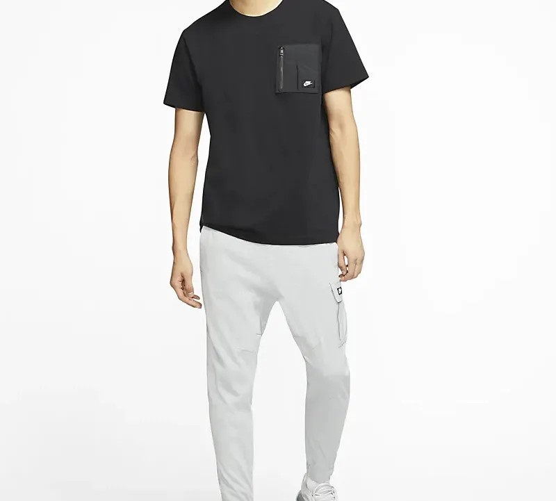 Nike T Shirts Men Black-4
