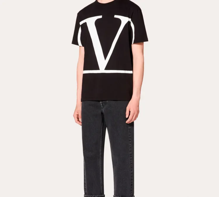 Valentino T Shirts Men Black-7