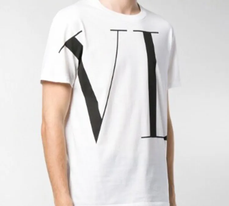 Valentino T Shirts Men White-1
