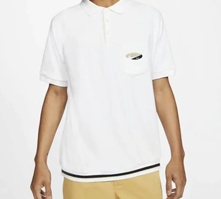 Nike Polo Shirts Men White-2