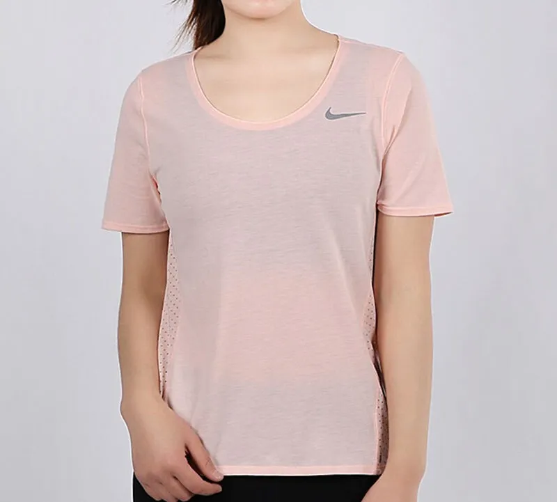 Nike T-Shirt Women's Washable Coral Red-2