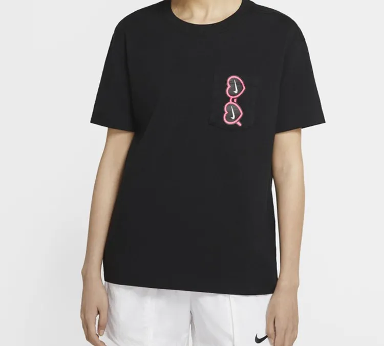 Nike T Shirts Women's Black-2
