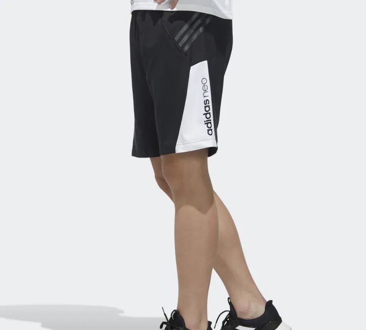 Adidas Neo Loose Fit Shorts Men's Black-4