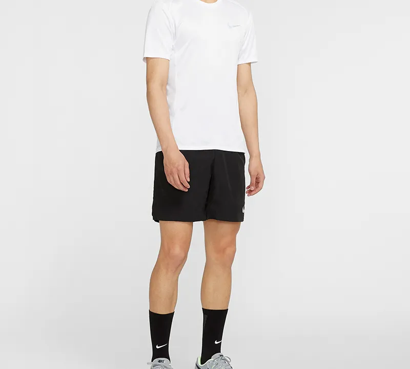 Nike MILER T Shirts Men White-3