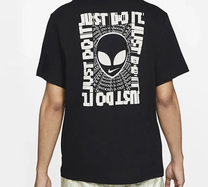Nike T Shirts Men Black-3
