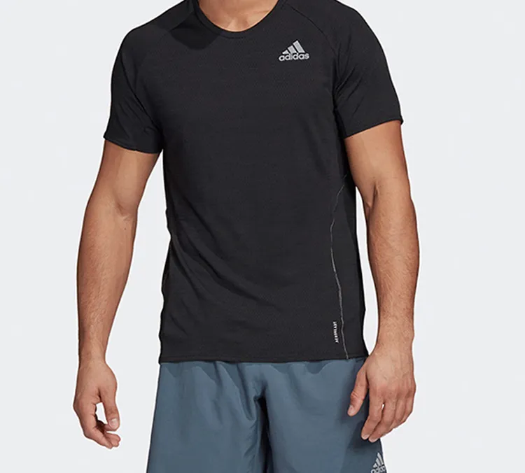 Adidas Raglan Sleeve T-Shirt Men's Black-3