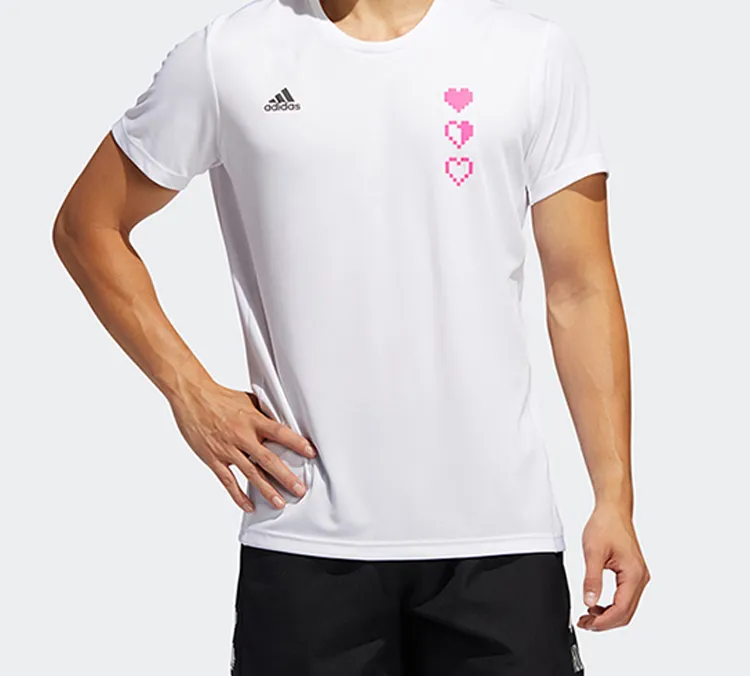 Adidas T Shirts Men White-2