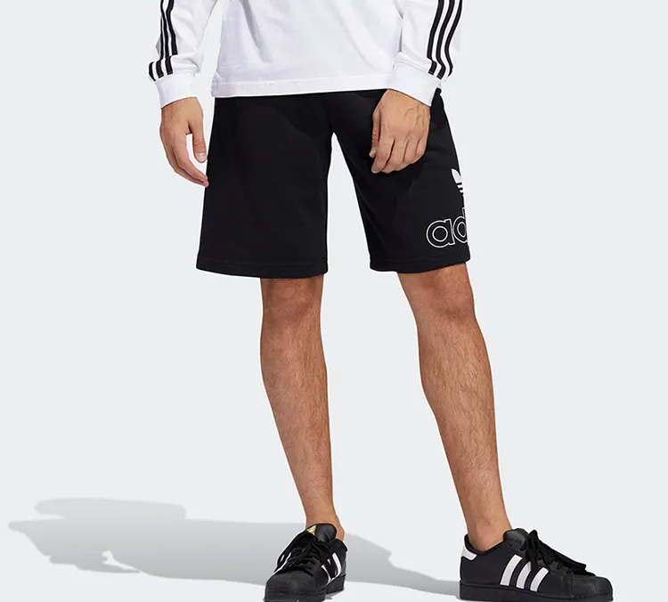 Adidas Originals Pre Game Casual Shorts Men's Black-3