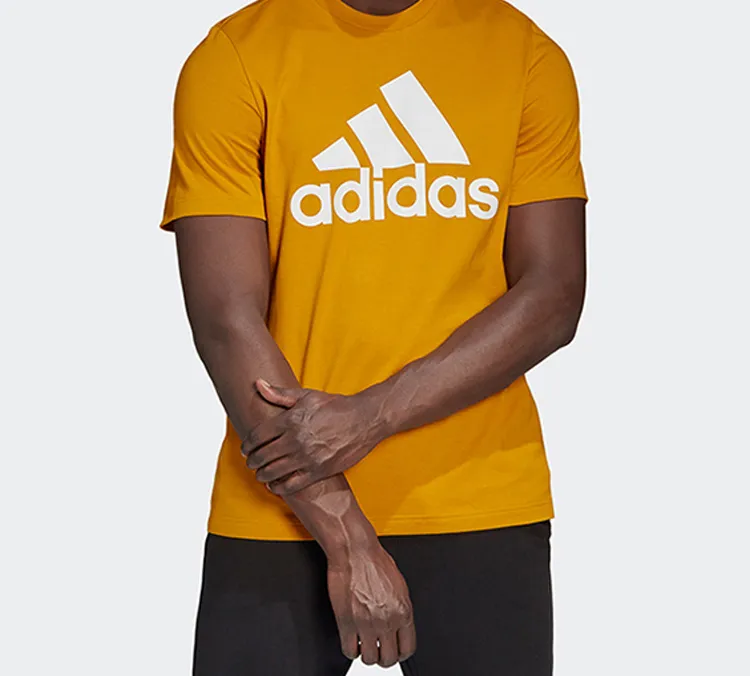 Adidas T Shirts Men Gold-2