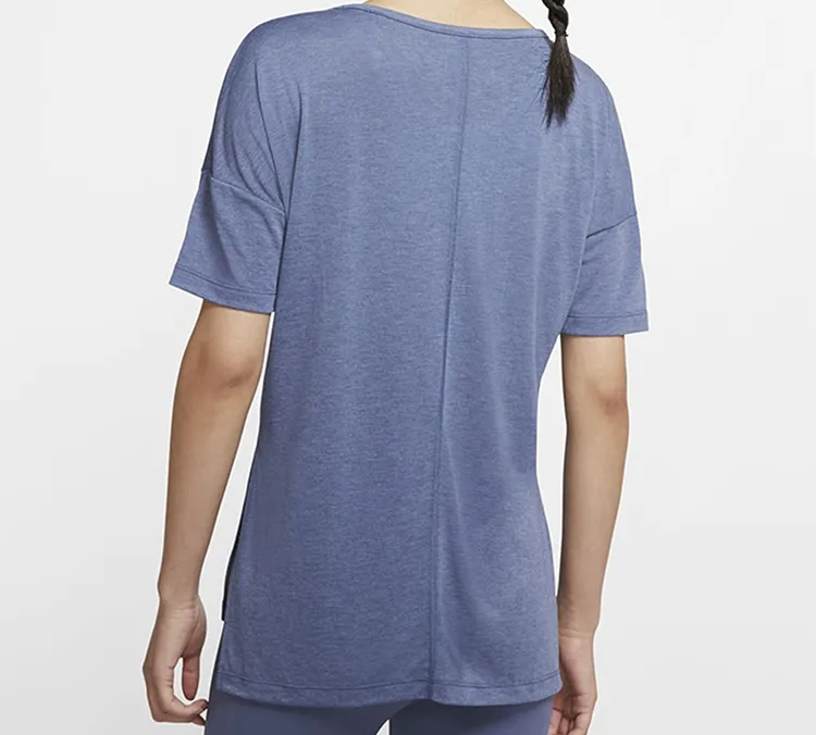 Nike T Shirts Women's Blue-3