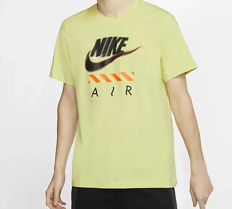 Nike Set-in Sleeve T-Shirt Men's Bright Lime-2