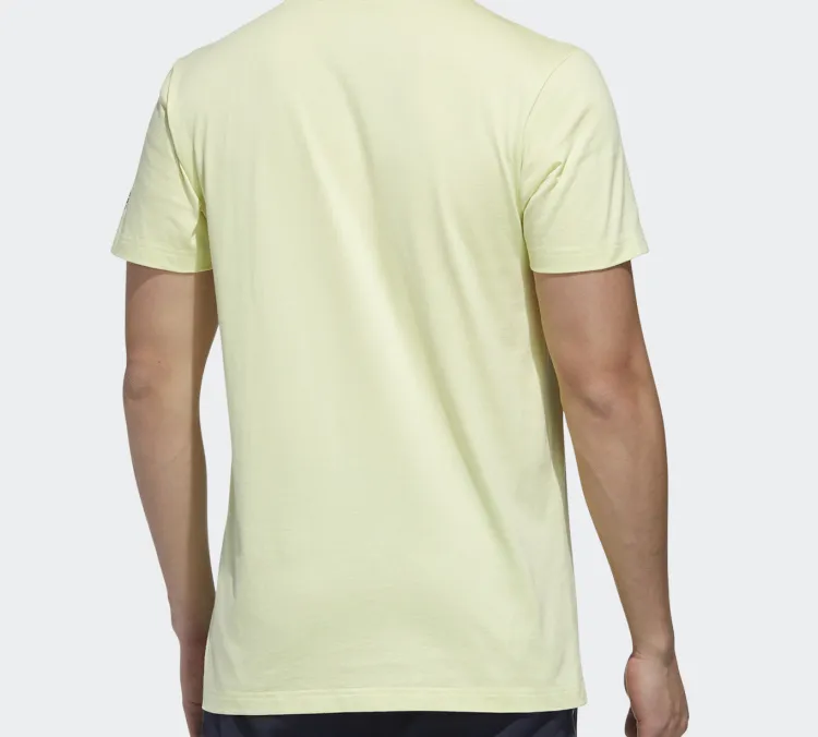 Adidas Neo T Shirt Men's Yellow-3