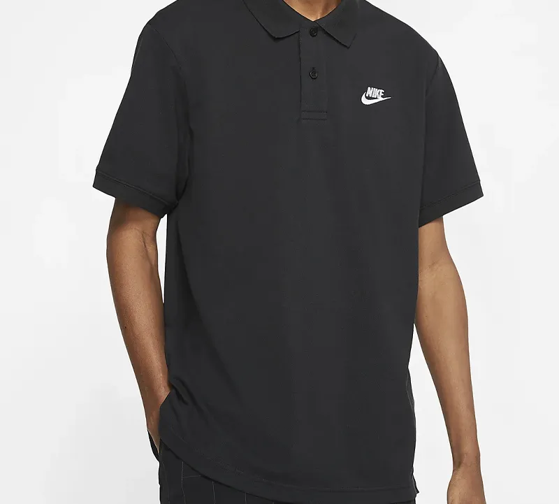 Nike Sportswear Polo Shirt Men's Black-3