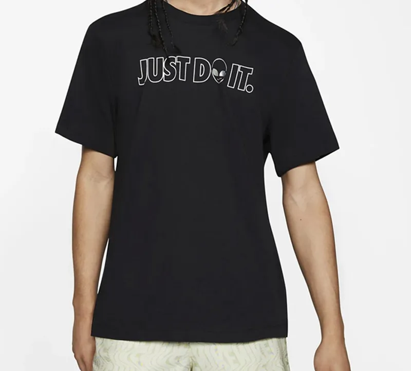 Nike T Shirts Men Black-2