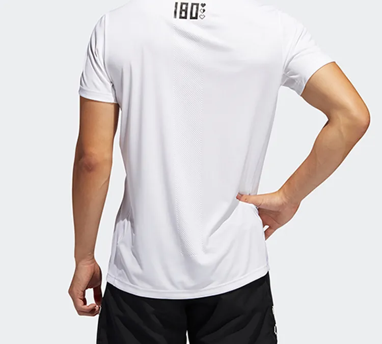 Adidas T Shirts Men White-4