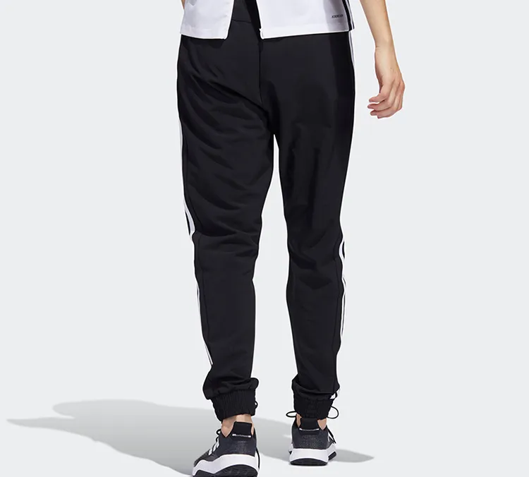Adidas Knitted Sports Pants Women's Black-3