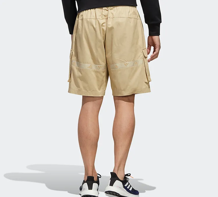 Adidas Cargo Shorts Men Grassland Brown-3