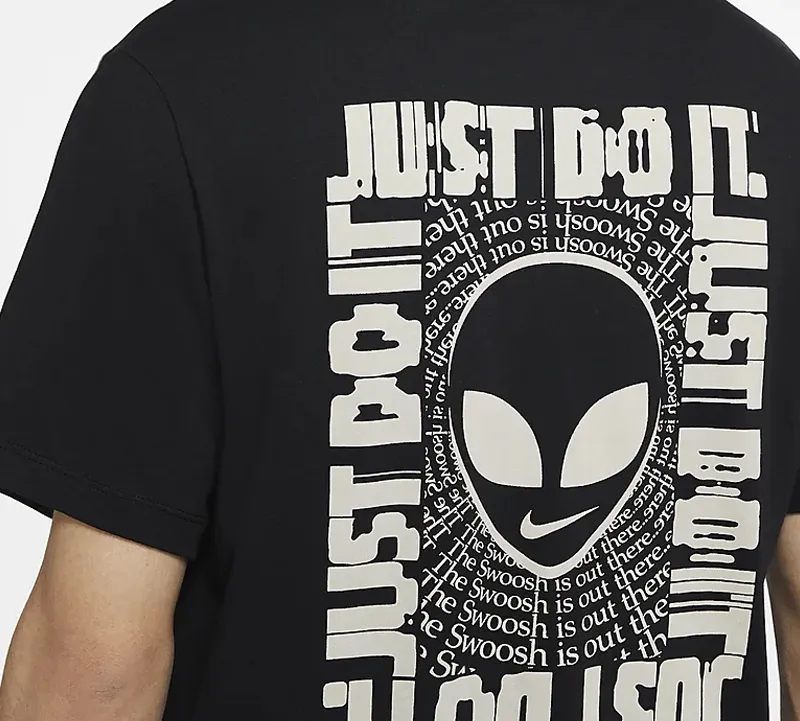 Nike T Shirts Men Black-6