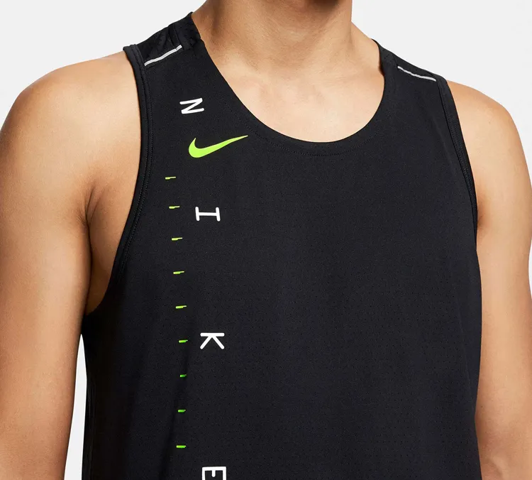 Nike MILER Tank Tops Men Black-3