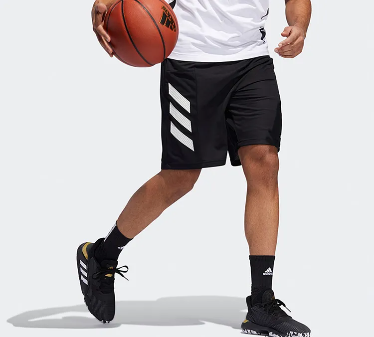 Adidas Basketball Shorts Men Black-4