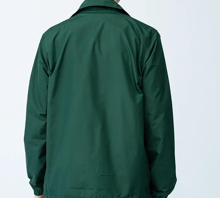 Champion Lapel Fitted Long Sleeved Jacket Japan Version Men's Green-5
