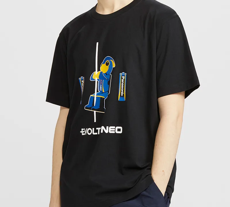 UNIQLO Straight T Shirt Unisex Black-1