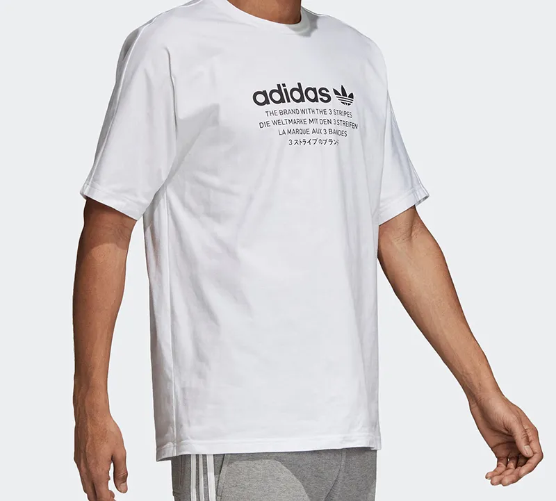 Adidas Originals NMD T Shirts Men White-2