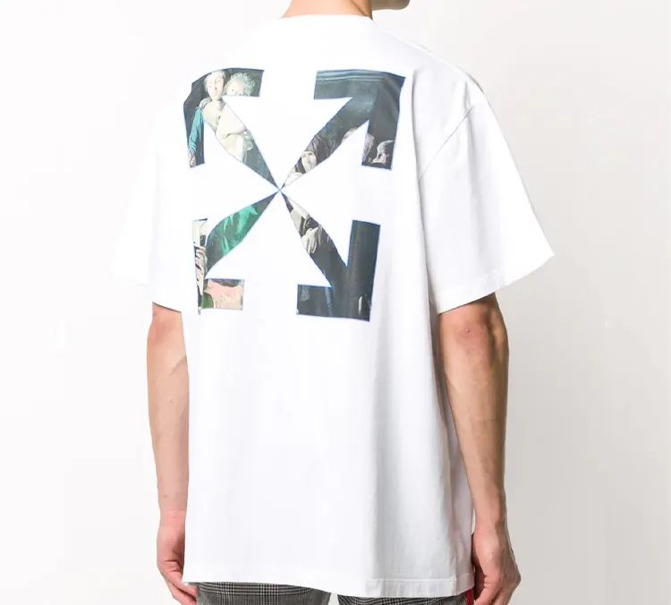 OFF WHITE Caravaggio Painting Oversized Tee-2