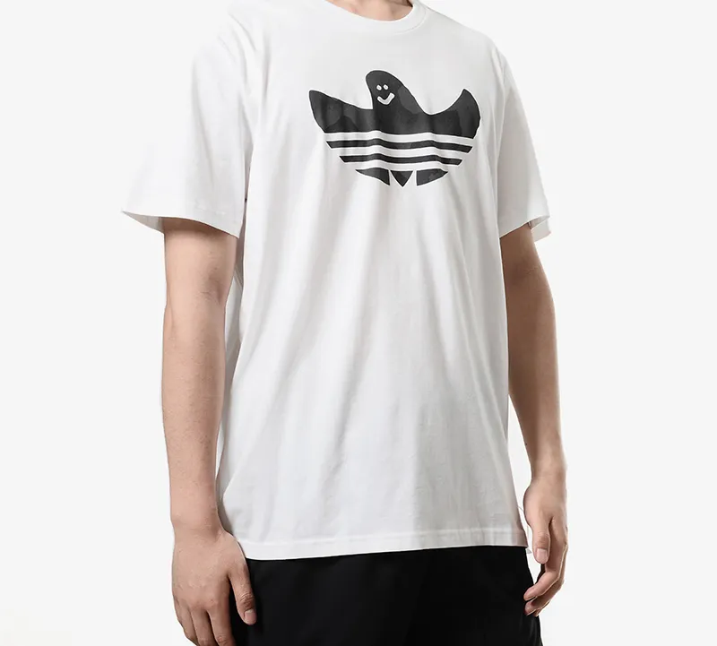 Adidas Originals Set in Sleeve T Shirt Men's White-3