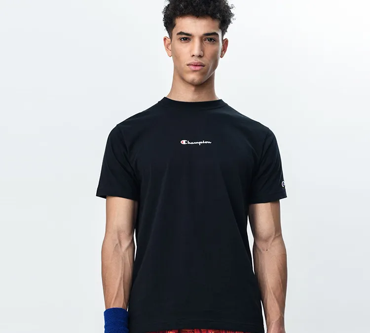 Champion T Shirt Japan Version Unisex Black-2